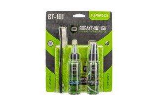 Gun Cleaning Kit from Breakthrough Clean Technologies comes with solvent and lubricating oil